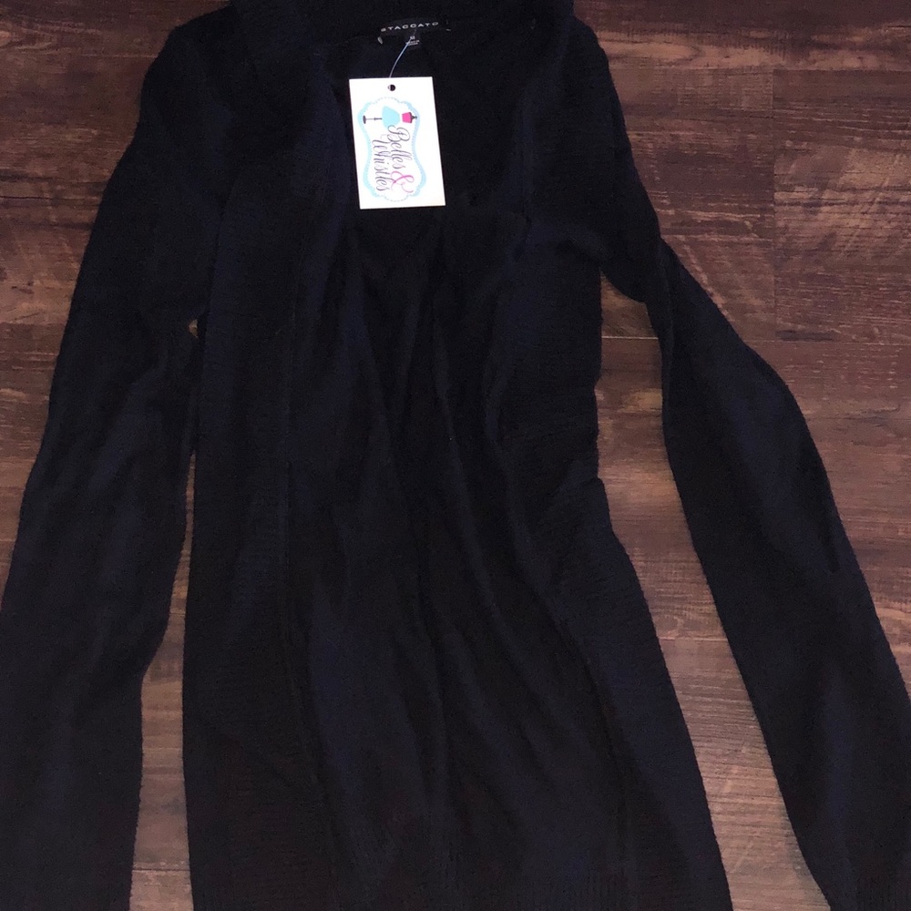 Black womens cardigan size medium